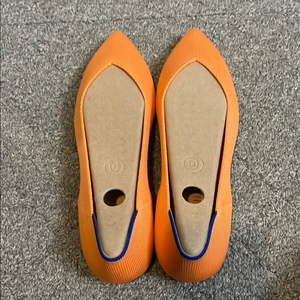 Rothy’s The Point OG Tangerines NIB Size 10